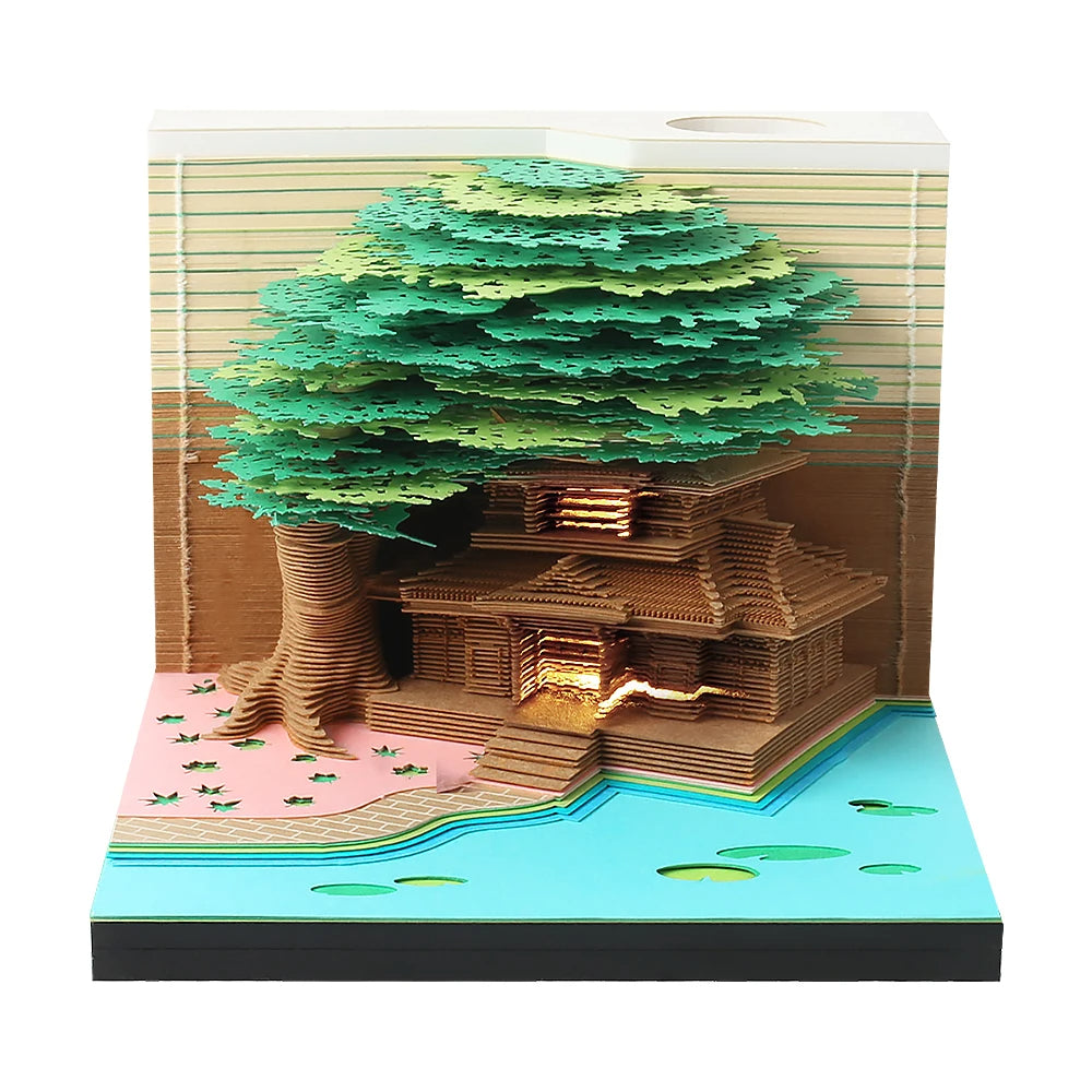 River House LED - 3D Memo Pad
