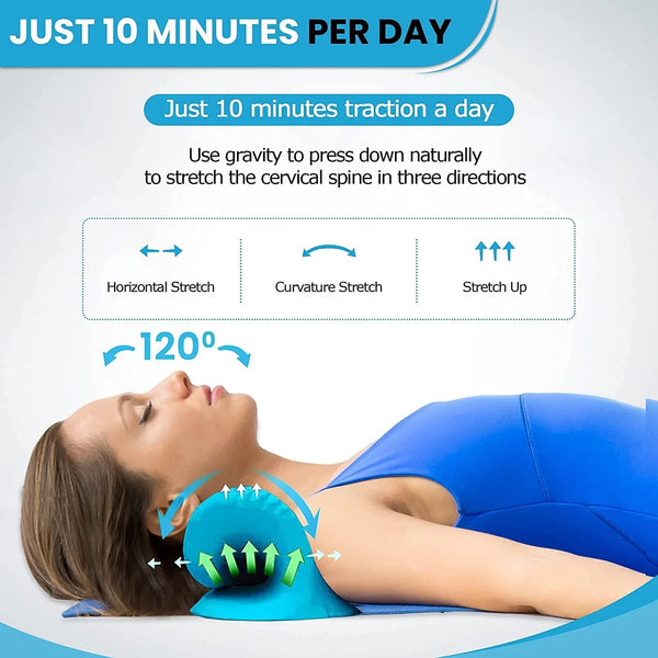 Neck Stretcher Pillow - For Neck Pain Relief